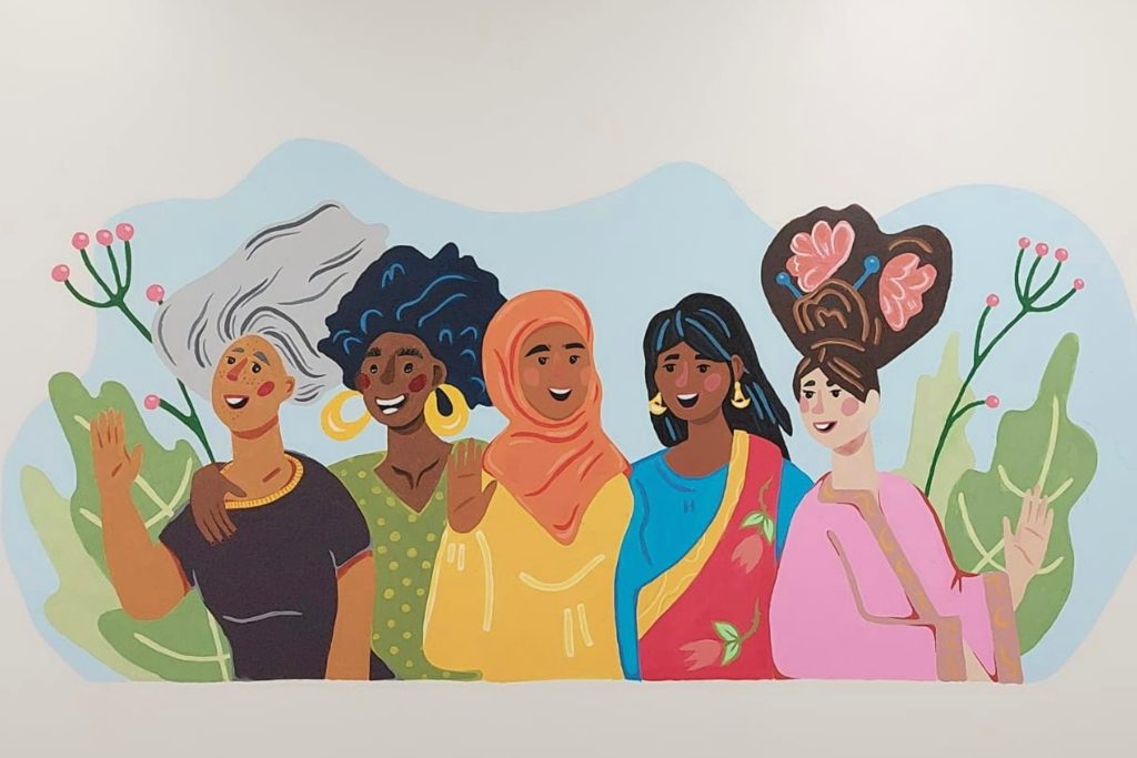 North York Women's Centre Painted Mural