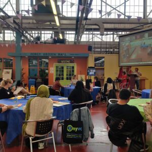 The North York Women's Centre community in Toronto connects over dinner at its annual general meeting