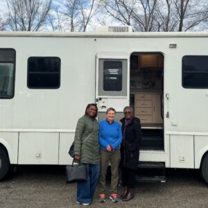 The Redwood Mobile Healing Centre visits North York Women's Centre